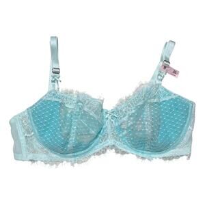 Victoria's Secret Dream Angels Balconette Bra Crystal Water Size 36C